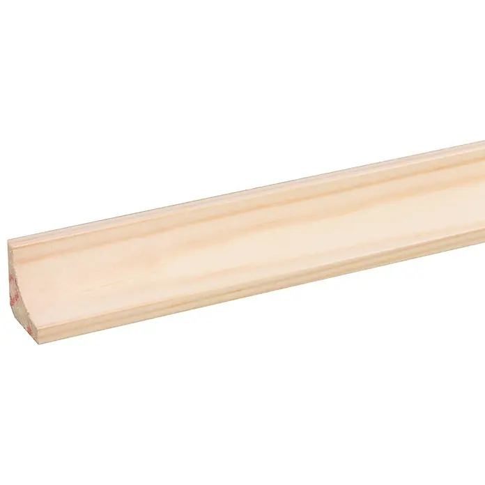 Hollat - 270 cm x 27 mm x 27 mm, Grenen - Close-up