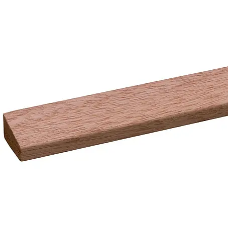 Glaslat Hardhout
