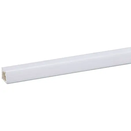 Glaslat Hardhout wit gegrond