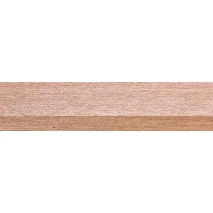 Houten lat Hardhout - l x b x h: 270 cm x 44 mm x 12 mm, Hardhout - Close-up