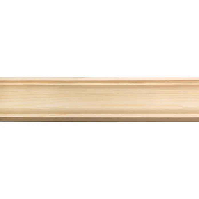 Plafondlijst - l x b x h: 270 cm x 34 mm x 47 mm, Grenen - Close-up