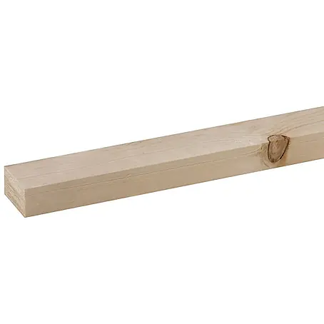 Houten lat Vuren Geschaafd Natuurlijk