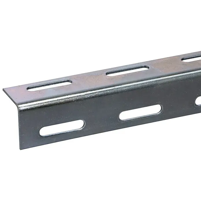 Hoekprofiel IJzer geperforeerd - l x b x h: 200 x 2,7 x 2,7 cm - Close-up