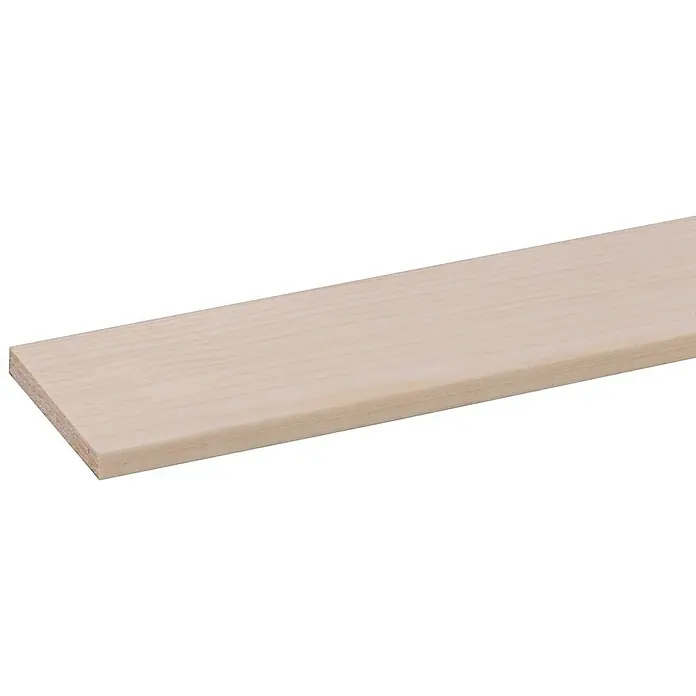 Houten lat Vuren Geschaafd - l x b x h: 210 cm x 56 mm x 7 mm, Vurenhout, Naturel - Close-up