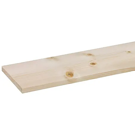 Houten lat Vuren Geschaafd Natuurlijk