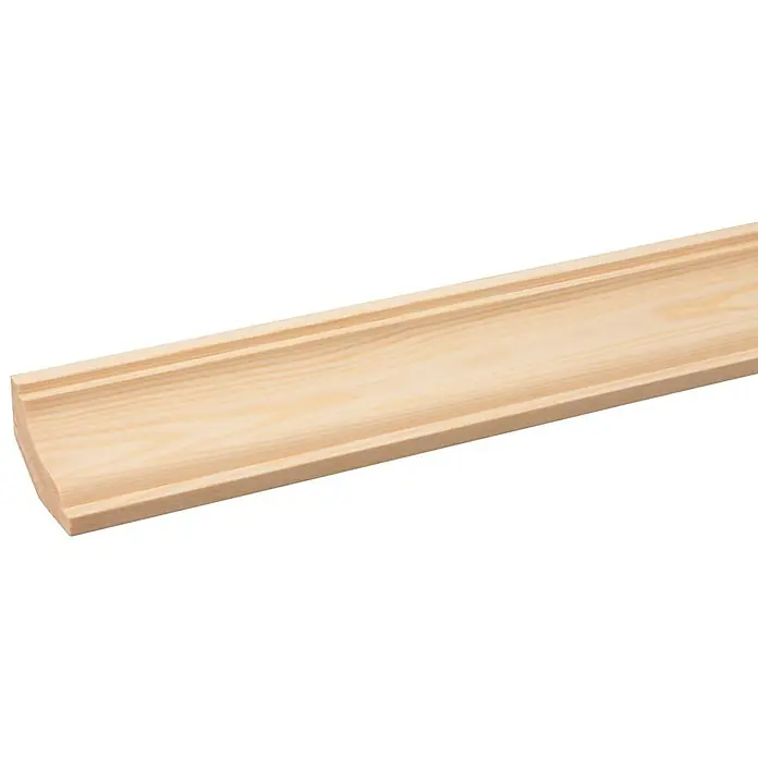 Plafondlijst - l x b x h: 270 cm x 34 mm x 47 mm, Grenen - Close-up