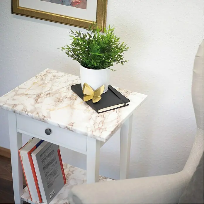 D-c-fix Marmoreffektfolie - Braun, 200 x 45 cm, Cortes, Selbstklebend - Stimmungsaufnahme