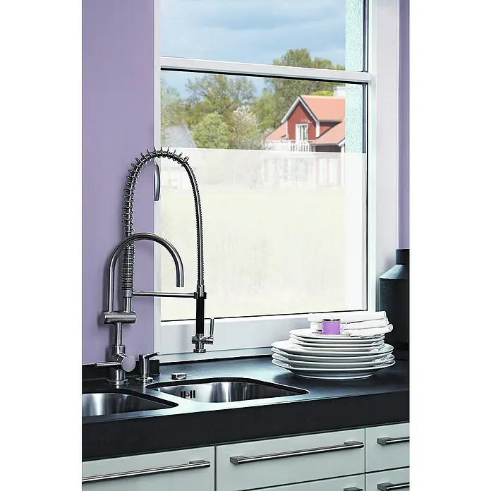 D-c-fix Glasfolie - L x B: 200 x 67,5 cm, Frost, Selbstklebend - Stimmungsaufnahme