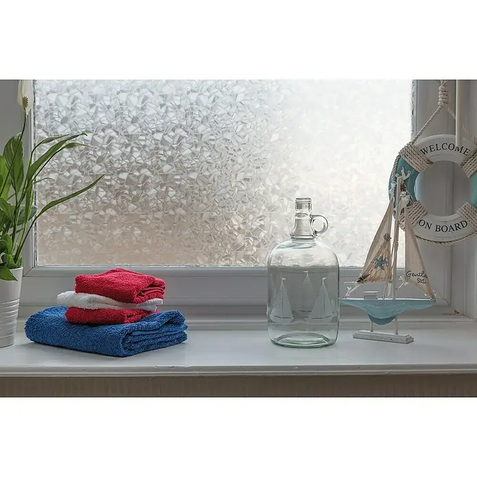 D-c-fix Static Glasfolie - 150 x 45 cm, Splinter, Statisch haftend - Stimmungsaufnahme