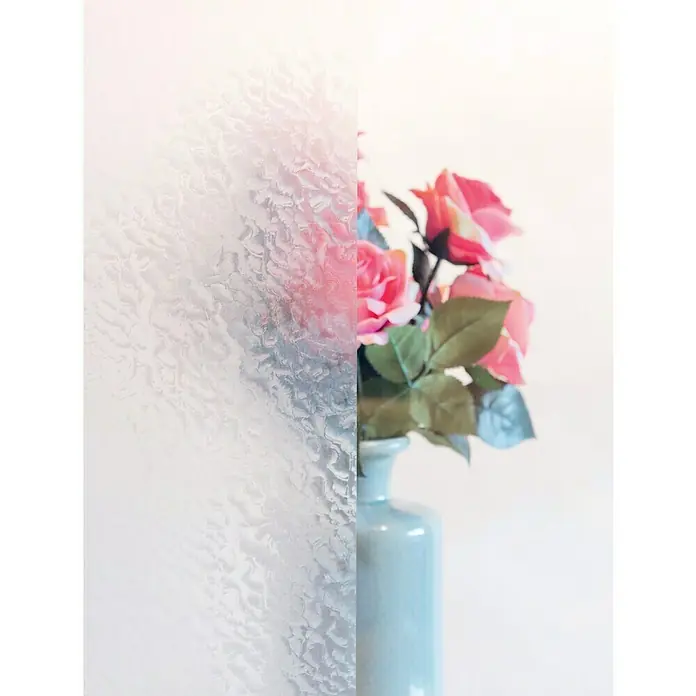 D-c-fix Static Premium Glasfolie - 150 x 45 cm, Snow, Transluzent, Statisch haftend - Stimmungsaufnahme