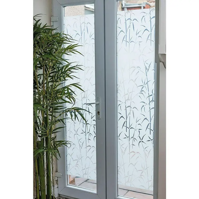 D-c-fix Glasfolie Static - 150 x 45 cm, Bamboo, Statisch haftend - Stimmungsaufnahme