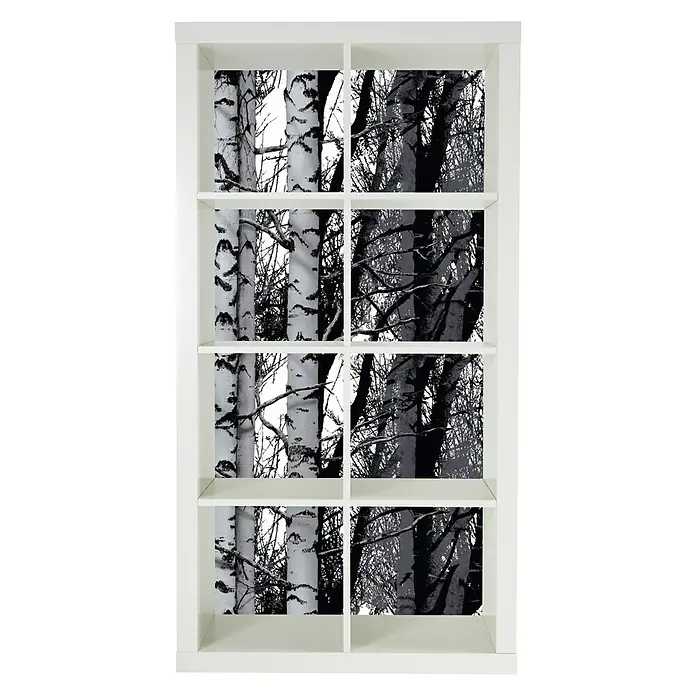 D-c-fix Trendyline Holzoptikfolie - 150 x 45 cm, Wood, Schwarz/Weiß, Selbstklebend - Vorderansicht