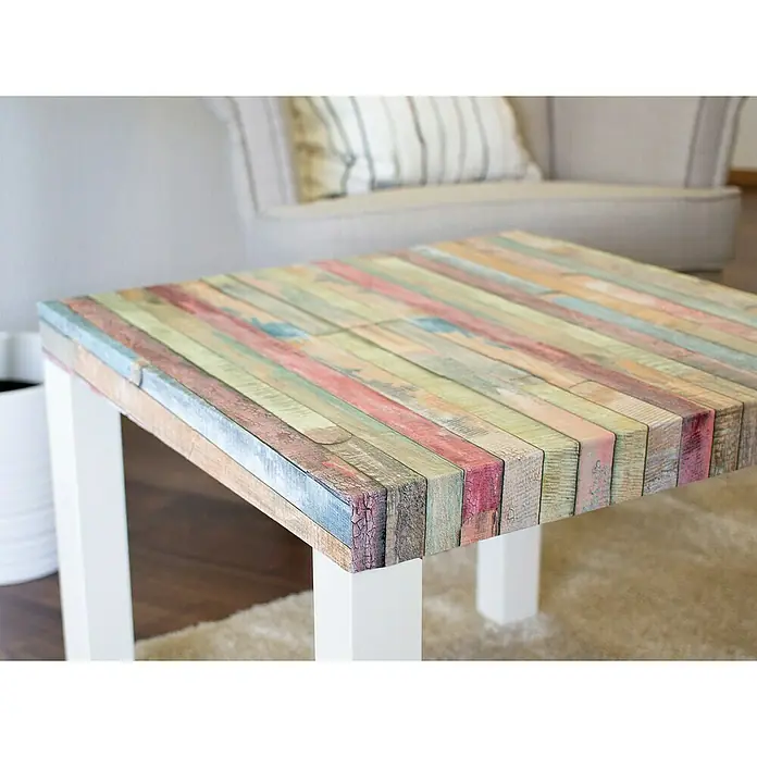 D-c-fix Dekore Lámina efecto madera - 200 x 45 cm, Rio, Multicolor, Autoadhesivo - Foto ambiente