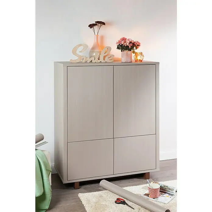 D-c-fix Klebefolie Quadro - Holz, Grau, 150 x 67,5 cm, Selbstklebend - Stimmungsaufnahme