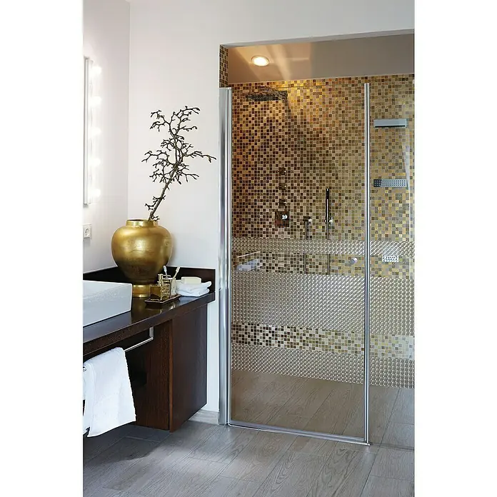 D-c-fix StaticStripes Glasfolie - Milton, 200 x 7,5 cm, Statisch haftend - Stimmungsaufnahme