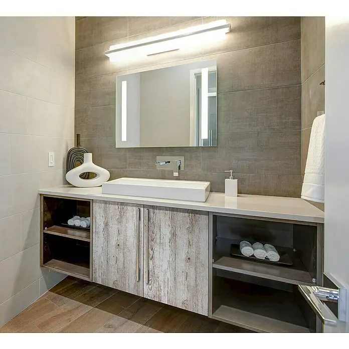 D-c-fix Holzoptikfolie - L x B: 200 x 67,5 cm, Holz, Hellgrau, Selbstklebend - Stimmungsaufnahme