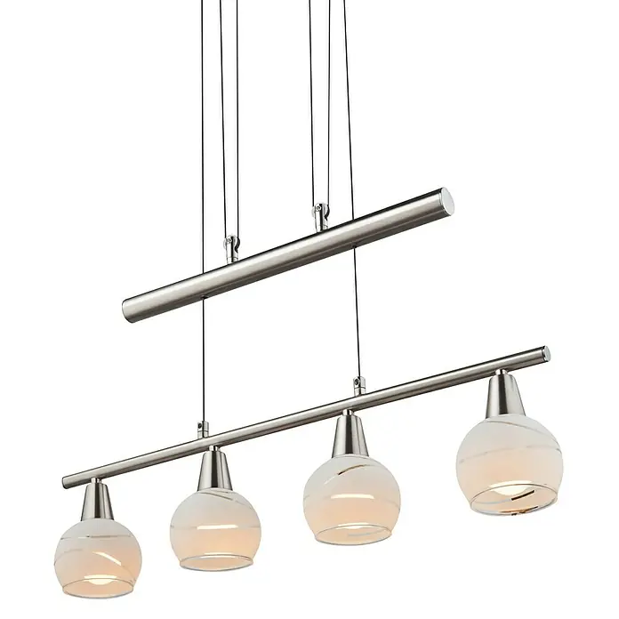 Globo Elliott LED-Pendelleuchte - Warmweiß, Höhe: 160 cm - Vorderansicht