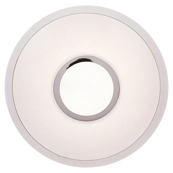 Lavida Led-plafondlamp, rond Solesino - 16 W, Ø x h: 400 mm x 8 cm, Wit - Bovenaanzicht