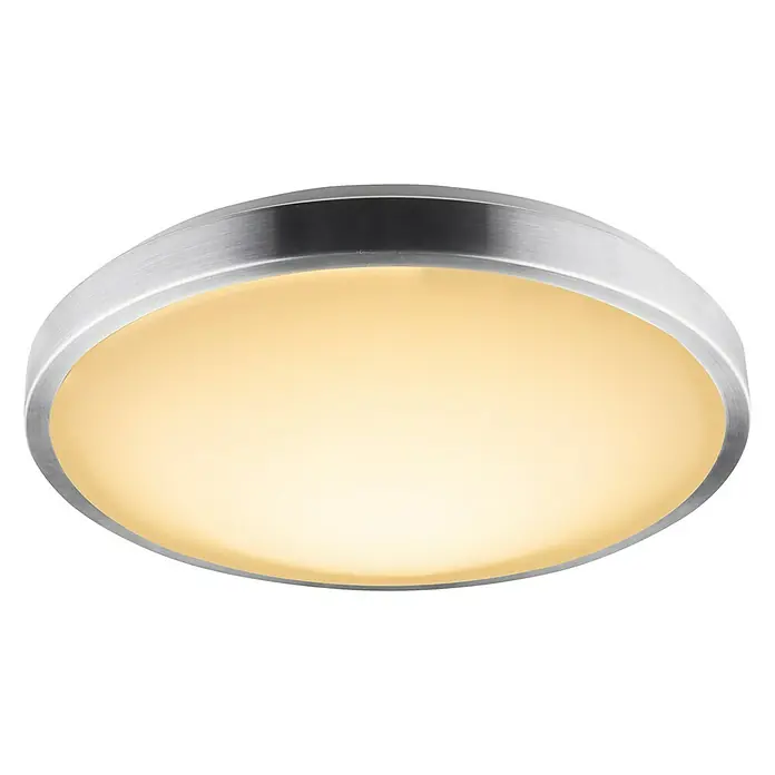 Lavida Led-plafondlamp, rond Forli - 18 W, Ø x h: 350 mm x 10 cm, Wit - Vooraanzicht
