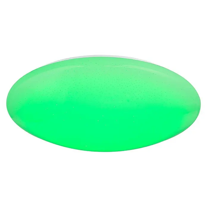 Lavida Led-plafondlamp, rond - 48 W, Ø x h: 490 mm x 12 cm, Wit - Vooraanzicht