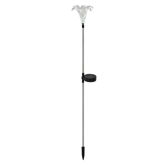 BAUHAUS Solarna svjetiljka Blume - 60 cm, Štap za zabijanje u zemlju, IP44 - Pogled sprijeda