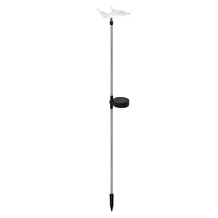 BAUHAUS Solarleuchte Schmetterling - 60 cm, Erdspieß, IP44 - Vorderansicht