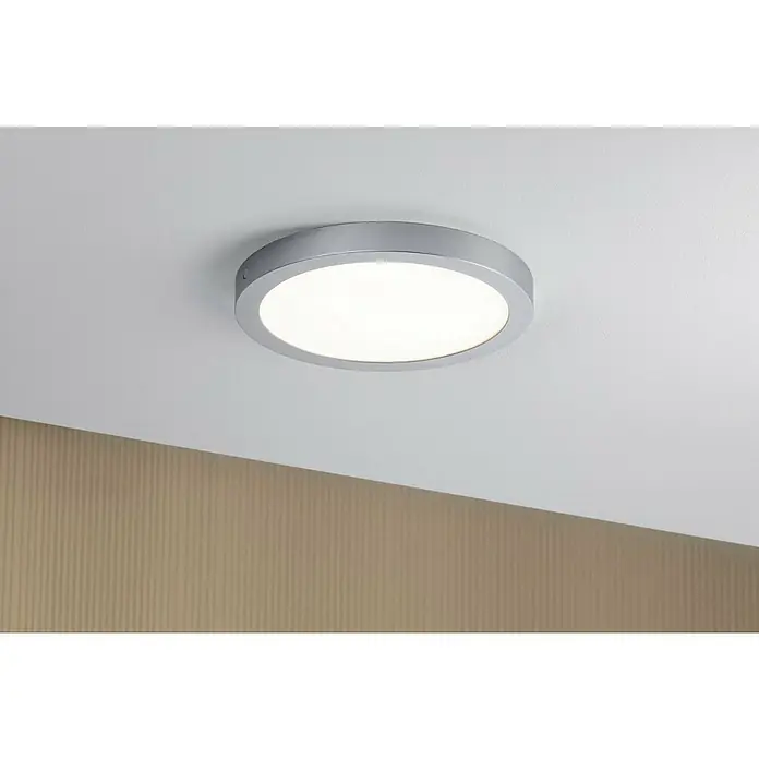 Paulmann LED-Panel Abia - 22 W, Chrom matt, Warmweiß - Stimmungsaufnahme
