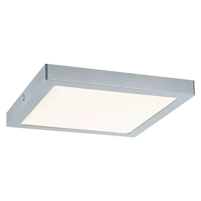 Paulmann LED-Panel Abia - 22 W, L x B x H: 30 x 30 x 3 cm, Schwarz, Warmweiß - Diagonale Ansicht