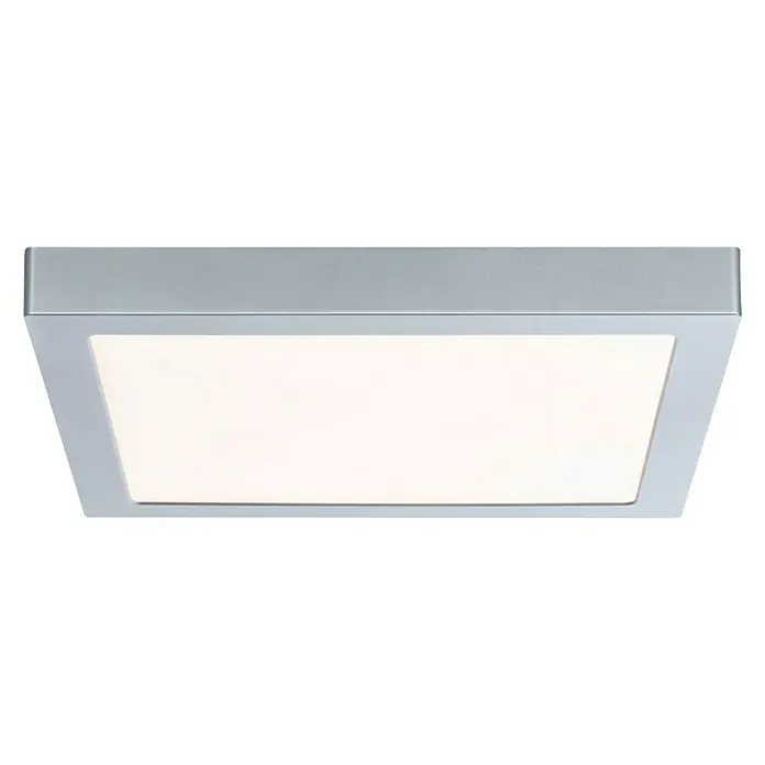 Paulmann LED-Panel Abia - 22 W, L x B x H: 30 x 30 x 3 cm, Schwarz, Warmweiß - Vorderansicht