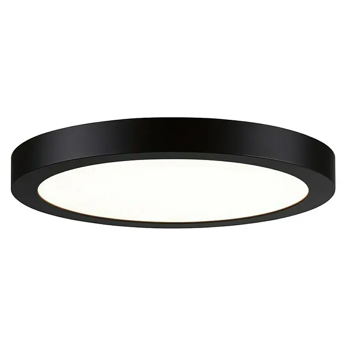 Paulmann LED-Panel Abia - 22 W, Schwarz, Warmweiß - Vorderansicht