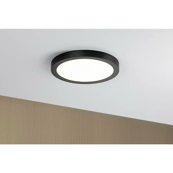 Paulmann LED-Panel Abia - 22 W, Schwarz, Warmweiß - Stimmungsaufnahme