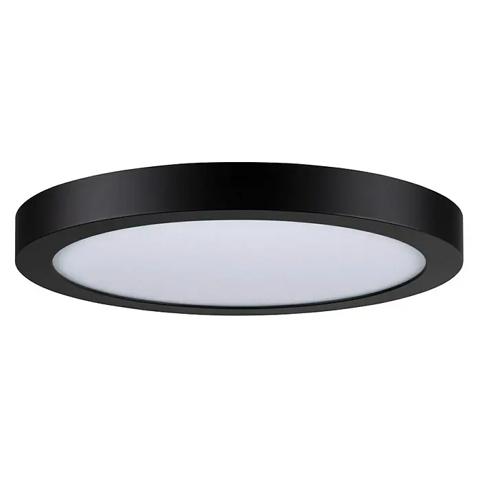 Paulmann LED-Panel Abia - 22 W, Schwarz, Warmweiß - Vorderansicht