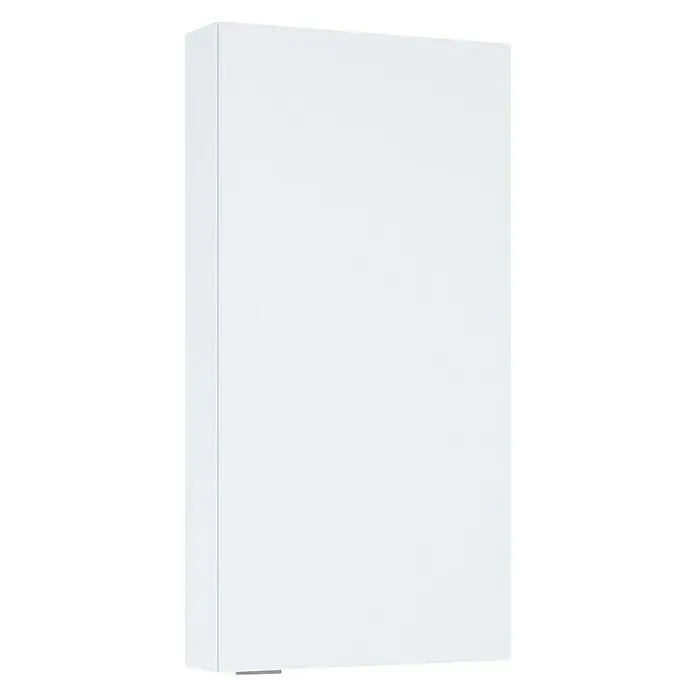 Riva Vulcano Hängeschrank - 40 x 12,6 x 80 cm, Weiß - Diagonale Ansicht