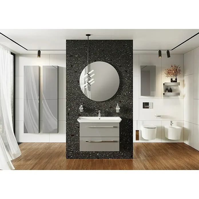 Riva Vulcano Spiegel - 80 x 80 cm, Rund - Stimmungsaufnahme