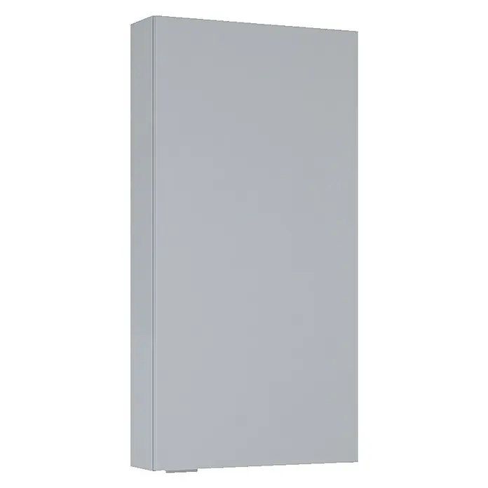 Riva Vulcano Hängeschrank - 40 x 12,6 x 80 cm, Hellgrau - Diagonale Ansicht