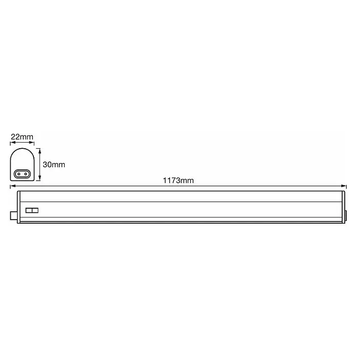 Ledvance LED svjetiljka za fontanu - Duljina: 117,3 cm, 14 W, Neutralno bijelo - Skica