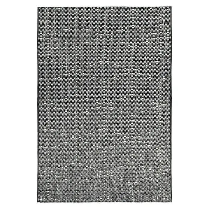 Outdoor-Teppich Planus - Dunkelgrau, 230 x 160 cm, 100 % Polypropylen - Ansicht von oben