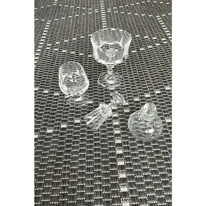 Outdoor-Teppich Planus - Dunkelgrau, 170 x 120 cm, 100 % Polypropylen - Detailaufnahme