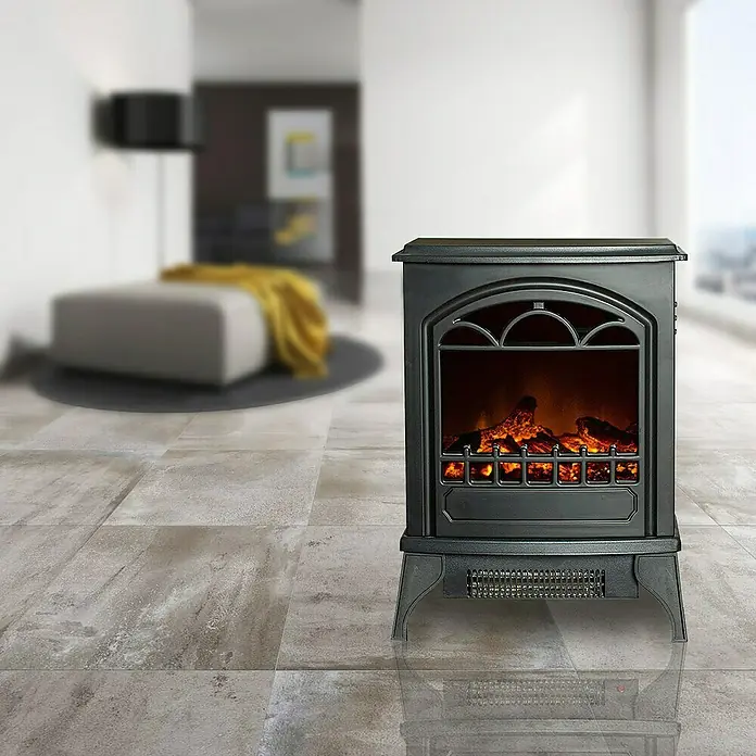 Voltomat HEATING Elektrischer Kamin - Schwarz, 2.000 W - Stimmungsaufnahme