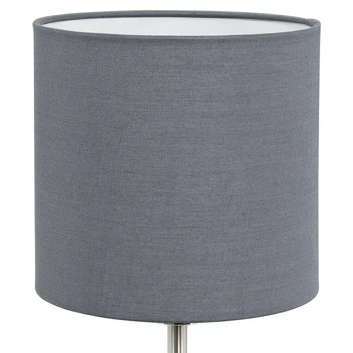 Eglo Pasteri Tischleuchte rund - 60 W, Ø x H: 180 mm x 40 cm, Nickel matt, Grau matt, E27 - Detailaufnahme