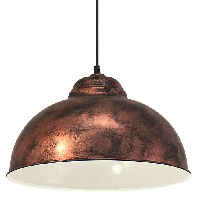 Eglo Pendelleuchte rund - Höhe: 110 cm, Kupfer - Detailaufnahme