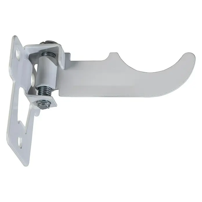 Soporte para radiador regulable - 1 ud., Blanco - Vista angular