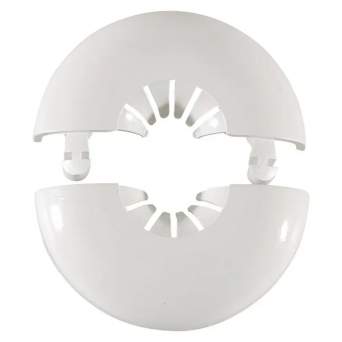 Plafón de 2 piezas sencillo - 1 ud., Blanco - Vista frontal
