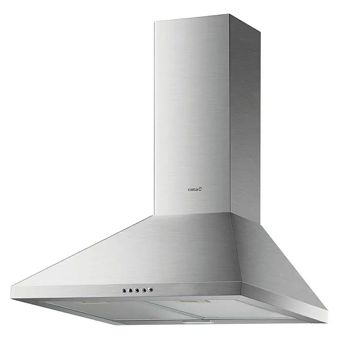 Cata Campana de pared V 6000 X - Ancho: 60 cm, Potencia de aire máx.: 490 m³/h, Acero inoxidable - Vista angular