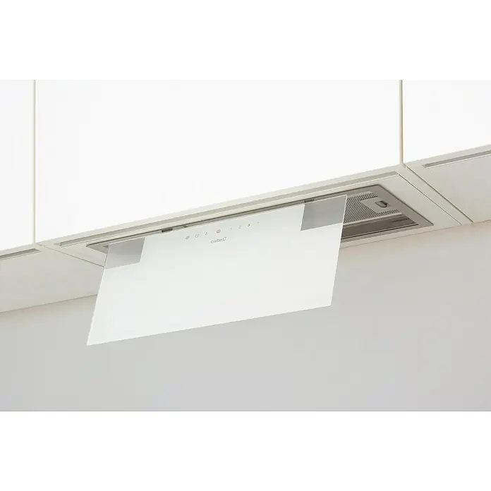 Cata Campana integrable GC DUAL A WH - Ancho: 79,2 cm, Potencia de aire máx.: 820 m³/h en modo intensivo, Blanco - Foto ambiente