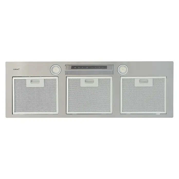 Cata Campana integrable GL 75 X - Ancho: 79,2 cm, Potencia de aire máx.: 820 m³/h en modo intensivo, Acero inoxidable - Vista descendente