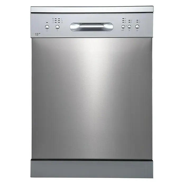 Edesa Lavavajillas EDW-6130 X - Apto para: 13 cubiertos, Consumo de agua: 11 l por ciclo de lavado, L x An x Al: 59,8 x 60 x 84,5 cm - Vista frontal