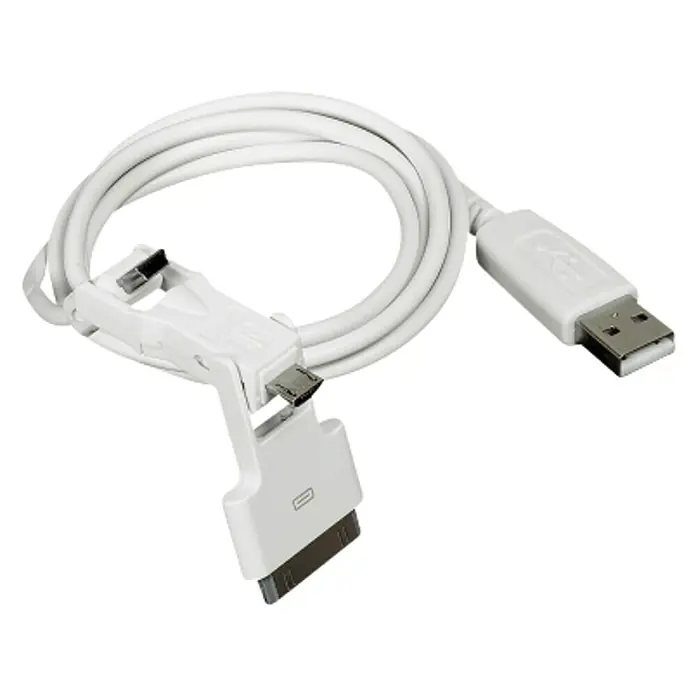 Legrand Cable de carga USB - Largo: 1 m, 1 x Micro USB - Vista angular