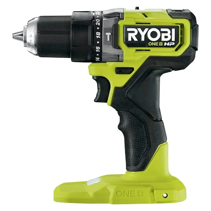 Ryobi ONE+HP Accuklopboorschroefmachine RPD18C - 18 V, Excl. accu, Onbelast toerental: 450 tpm - 1.700 tpm - Zijaanzicht links