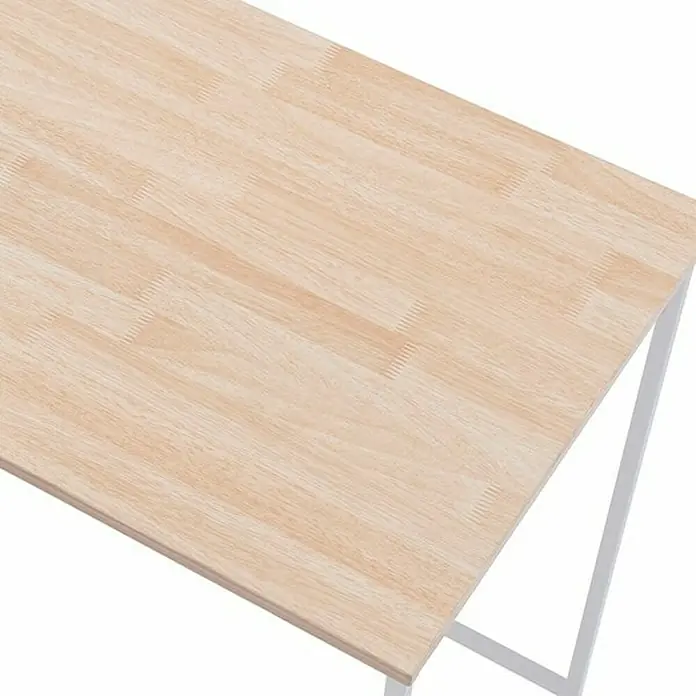 Mesa de escritorio - L x An x Al: 60 x 120 x 75 cm, Color del armazón: Blanco - Primer plano